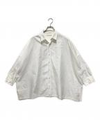 Plageプラージュ）の古着「OX Ponchoシャツ」｜ホワイト