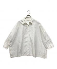 Plage（プラージュ）の古着「OX Ponchoシャツ」｜ホワイト