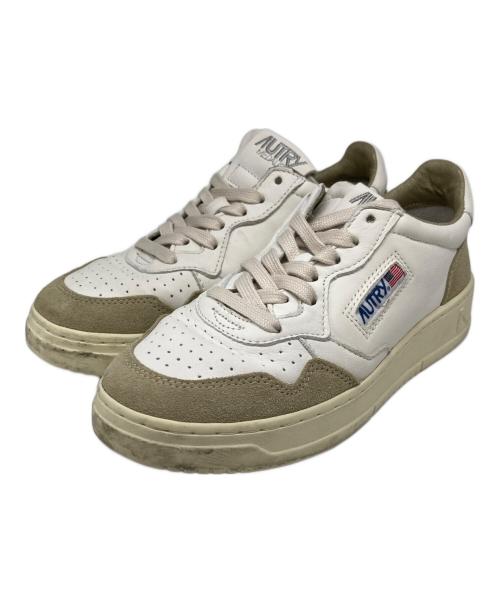 AUTRY（オートリ―）AUTRY (オートリ―) MEDALIST LOW / ローカットスニーカー ベージュ サイズ:38の古着・服飾アイテム