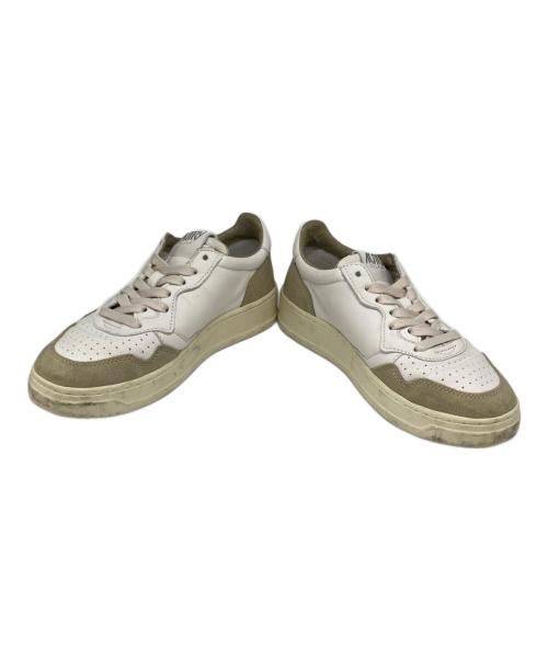 AUTRY（オートリ―）AUTRY (オートリ―) MEDALIST LOW / ローカットスニーカー ベージュ サイズ:38の古着・服飾アイテム