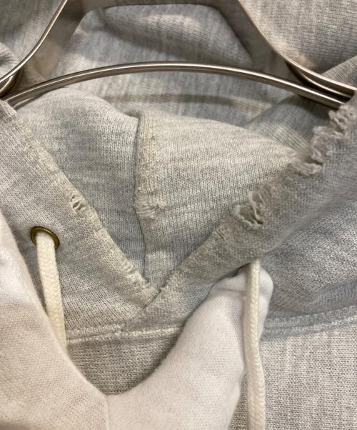 Champion REVERSE WEAVE（チャンピオン リバース ウィーブ）Champion REVERSE WEAVE (チャンピオン リバース ウィーブ) カレッジロゴパーカー グレー サイズ:ＸＬの古着・服飾アイテム