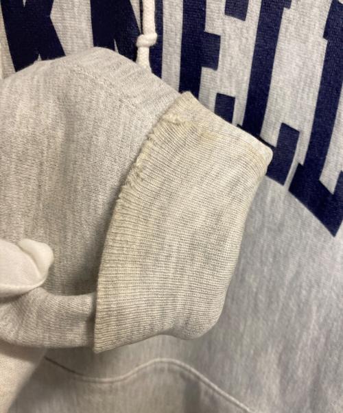 Champion REVERSE WEAVE（チャンピオン リバース ウィーブ）Champion REVERSE WEAVE (チャンピオン リバース ウィーブ) カレッジロゴパーカー グレー サイズ:ＸＬの古着・服飾アイテム