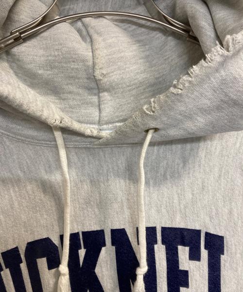 Champion REVERSE WEAVE（チャンピオン リバース ウィーブ）Champion REVERSE WEAVE (チャンピオン リバース ウィーブ) カレッジロゴパーカー グレー サイズ:ＸＬの古着・服飾アイテム