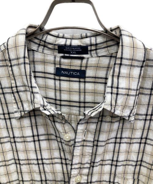 NAUTICA（ノーティカ）NAUTICA (ノーティカ) 半袖シャツ ベージュ サイズ:XXLの古着・服飾アイテム
