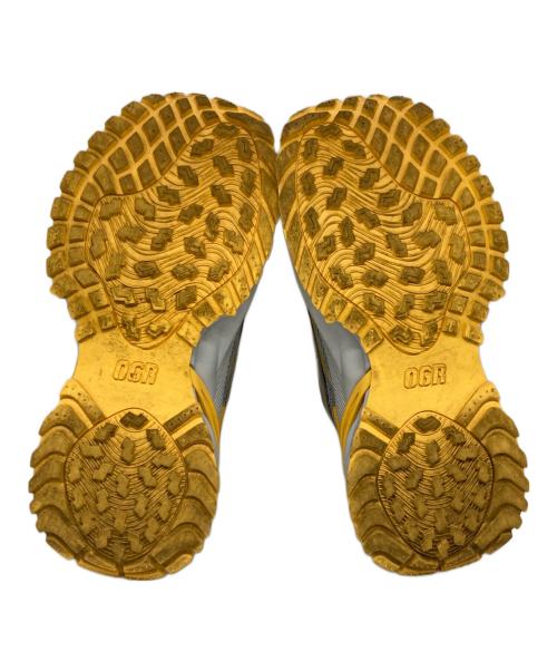 OGR（オーアールジー）OGR (オーアールジー) 1807 (イチハチゼロナナ) Low-Top Running Shoes 厚底スニーカー グレー×イエロー サイズ:26cmの古着・服飾アイテム