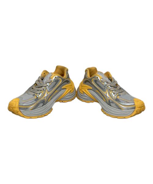 OGR（オーアールジー）OGR (オーアールジー) 1807 (イチハチゼロナナ) Low-Top Running Shoes 厚底スニーカー グレー×イエロー サイズ:26cmの古着・服飾アイテム