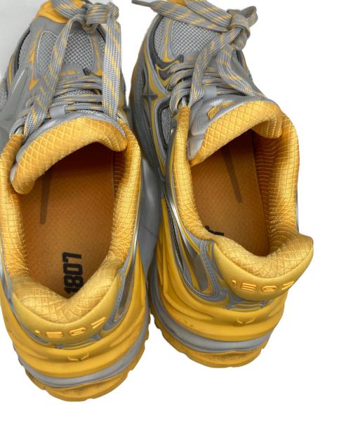 OGR（オーアールジー）OGR (オーアールジー) 1807 (イチハチゼロナナ) Low-Top Running Shoes 厚底スニーカー グレー×イエロー サイズ:26cmの古着・服飾アイテム