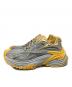 OGR (オーアールジー) 1807 (イチハチゼロナナ) Low-Top Running Shoes 厚底スニーカー グレー×イエロー サイズ:26cm：15000円