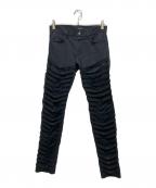 UNDERCOVERアンダーカバー）の古着「ベルトデザインパンツ」｜ブラック