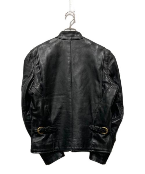 VANSON（バンソン）VANSON (バンソン) タイプBシングルレザージャケット ブラック サイズ:40の古着・服飾アイテム