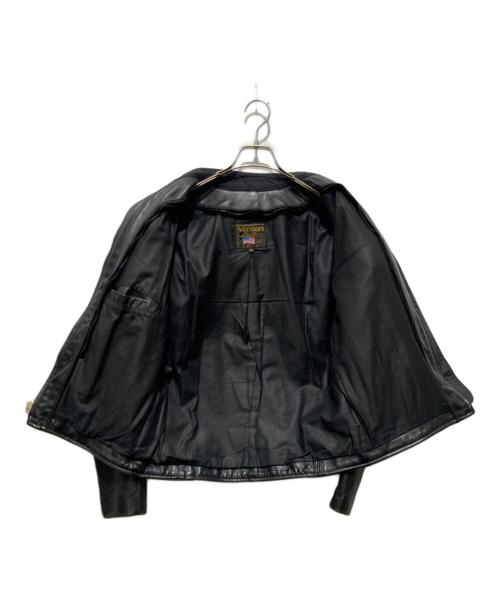 VANSON（バンソン）VANSON (バンソン) タイプBシングルレザージャケット ブラック サイズ:40の古着・服飾アイテム