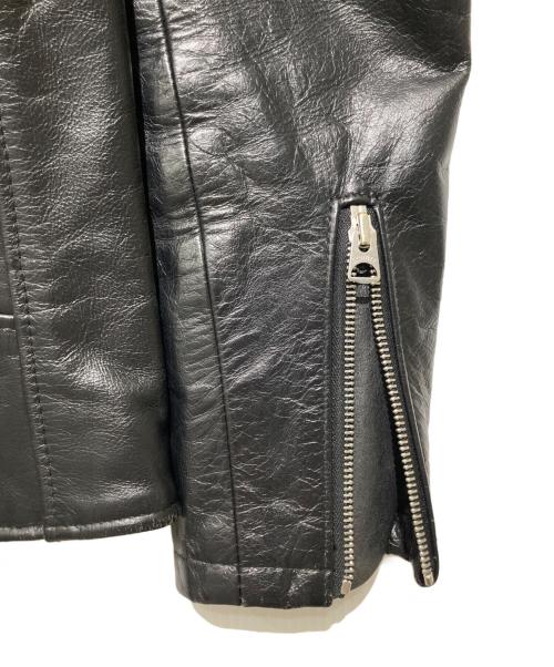 Schott（ショット）Schott (ショット) STAND ONESTAR / スタンドワンスター ライダースジャケット ブラック サイズ:40の古着・服飾アイテム