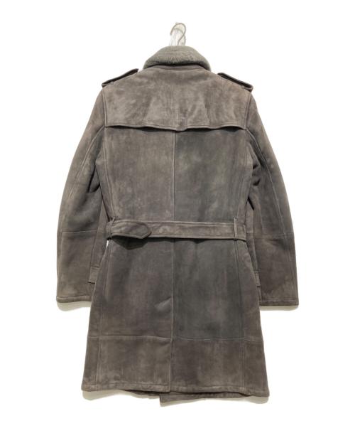 BURBERRY LONDON（バーバリーロンドン）BURBERRY LONDON (バーバリーロンドン) 裏ボア ラムスウェードコート グレー サイズ:46の古着・服飾アイテム