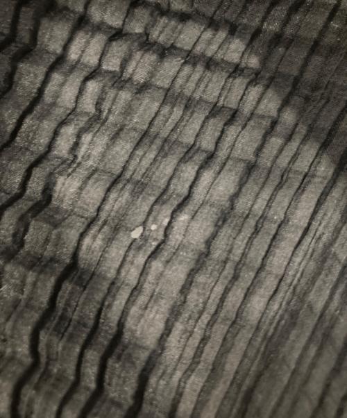 ISSEY MIYAKE（イッセイミヤケ）ISSEY MIYAKE (イッセイミヤケ) プリーツS/Sカットソー ブラック サイズ:Mの古着・服飾アイテム