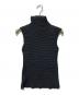 ISSEY MIYAKE (イッセイミヤケ) プリーツS/Sカットソー ブラック サイズ:M：10000円