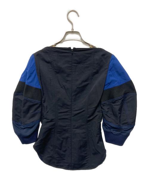 STELLA McCARTNEY（ステラマッカートニー）STELLA McCARTNEY (ステラマッカートニー) レーシングモチーフブラウス ネイビー サイズ:36の古着・服飾アイテム