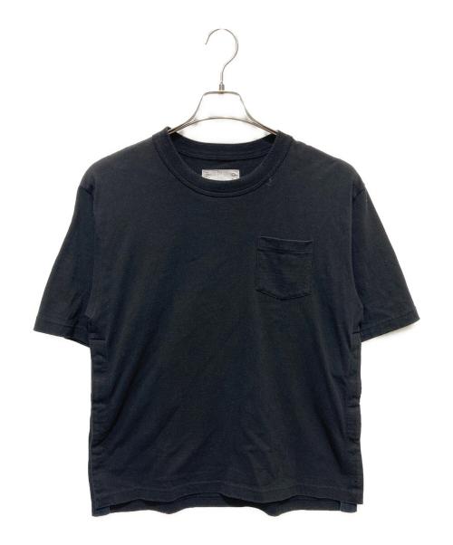 sacai（サカイ）sacai (サカイ) Studs Pocket Tee ブラック サイズ:1の古着・服飾アイテム