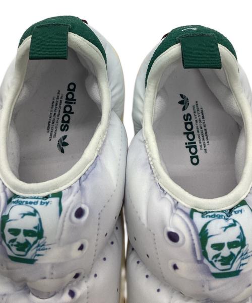 adidas Originals（アディダスオリジナル）adidas Originals (アディダスオリジナル) Puffylette ホワイト×グリーン サイズ:24.5cmの古着・服飾アイテム