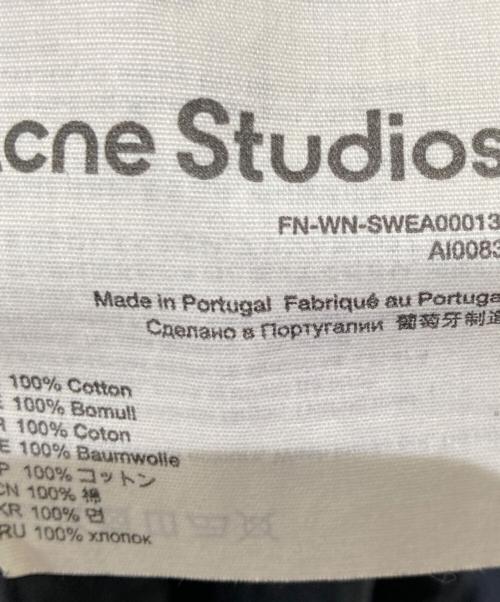 Acne studios（アクネ ストゥディオス）Acne studios (アクネ ストゥディオス) ロゴフーディー ブラック サイズ:ｘｘｓの古着・服飾アイテム
