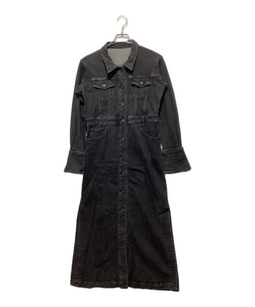 Ameri（アメリ）Ameri (アメリ) I LINE DENIM SHIRT DRESS ブラック サイズ:XSの古着・服飾アイテム