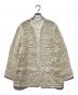 AMERI（アメリ）の古着「BATTEN LACE LIKE KNIT JACKET」｜アイボリー