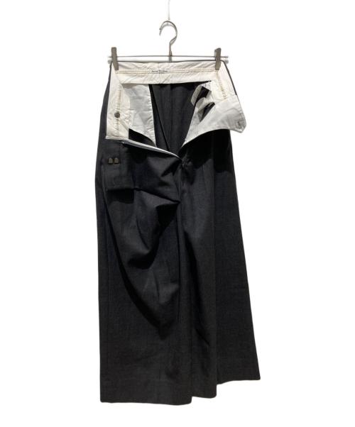 Acne studios（アクネ ストゥディオス）Acne studios (アクネ ストゥディオス) テーラード ラップ トラウザー グレー サイズ:34の古着・服飾アイテム