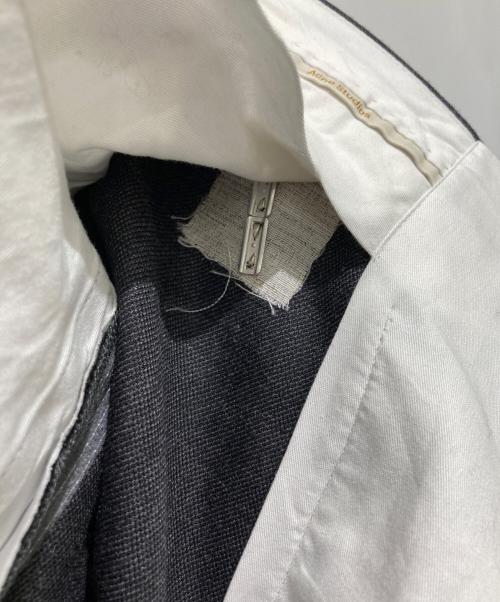 Acne studios（アクネ ストゥディオス）Acne studios (アクネ ストゥディオス) テーラード ラップ トラウザー グレー サイズ:34の古着・服飾アイテム