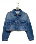 Ameriアメリ）の古着「CROPPED DENIM JACKET」｜インディゴ