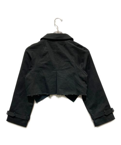 LEINWANDE（ラインヴァンド）LEINWANDE (ラインヴァンド) Cropped Trench Jacket ブラック サイズ:FREEの古着・服飾アイテム