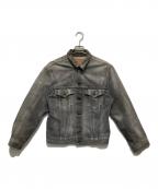 LEVI'Sリーバイス）の古着「先染めブラックデニムジャケット」｜ブラック