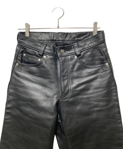 Schott（ショット）Schott (ショット) レザーパンツ ブラック サイズ:30の古着・服飾アイテム