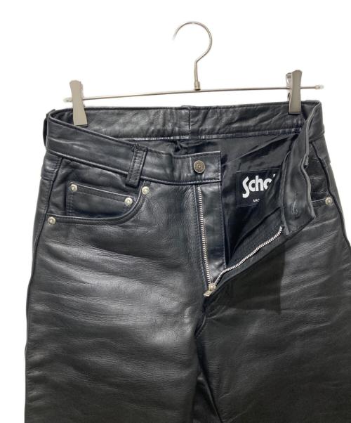 Schott（ショット）Schott (ショット) レザーパンツ ブラック サイズ:30の古着・服飾アイテム