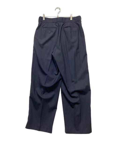 KOLOR（カラー）KOLOR (カラー) トロピカルウール タック トラウザーパンツ ネイビー サイズ:Mの古着・服飾アイテム