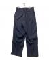 KOLOR (カラー) トロピカルウール タック トラウザーパンツ ネイビー サイズ:M：12000円