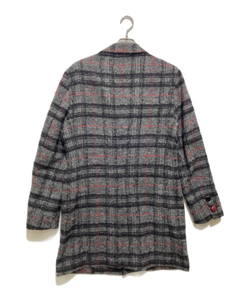 TAGLIATORE（タリアトーレ）TAGLIATORE (タリアトーレ) シングルチェスターコート グレー サイズ:50/8Rの古着・服飾アイテム