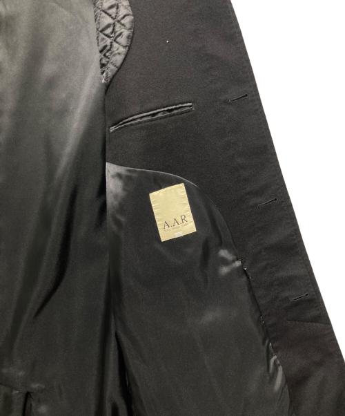 A.A.R（アール）A.A.R (アール) カシミヤロングコート ブラック サイズ:XLの古着・服飾アイテム