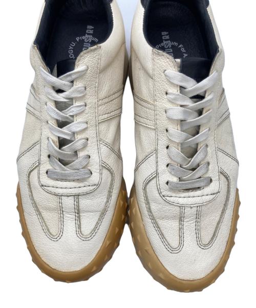 FOOT INDUSTRY（フットインダストリー）FOOT INDUSTRY (フットインダストリー) ドライビングシューズ ホワイト サイズ:26.5cmの古着・服飾アイテム