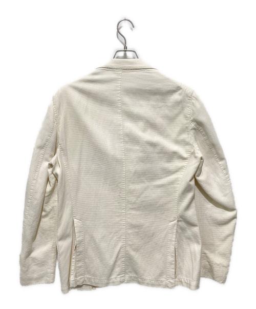 L.B.M.1911（エルビーエム1911）L.B.M.1911 (エルビーエム1911) コットンリネンテーラードジャケット ホワイト サイズ:50の古着・服飾アイテム