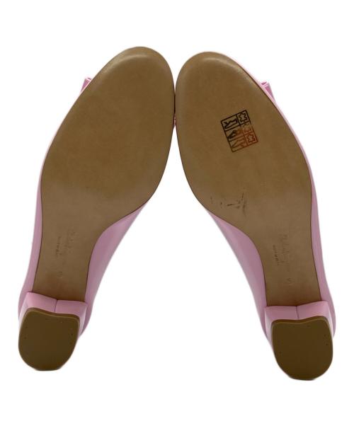 Salvatore Ferragamo（サルヴァトーレ フェラガモ）Salvatore Ferragamo (サルヴァトーレ フェラガモ) ヴァラリボンパンプス ピンク サイズ:5の古着・服飾アイテム