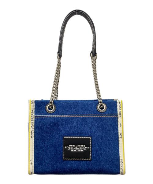 MARC JACOBS（マークジェイコブズ）MARC JACOBS (マークジェイコブズ) ザ デニム チェーン トート バッグ スモール インディゴの古着・服飾アイテム