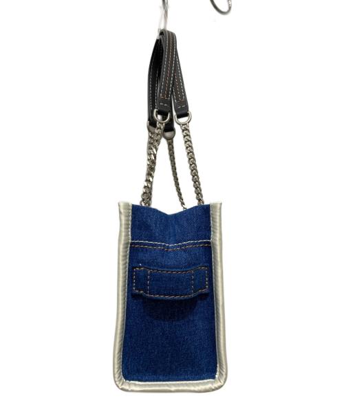 MARC JACOBS（マークジェイコブズ）MARC JACOBS (マークジェイコブズ) ザ デニム チェーン トート バッグ スモール インディゴの古着・服飾アイテム