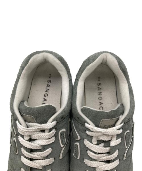 Sangacio（サンガッチョ）Sangacio (サンガッチョ) にゅ～ずローカットスニーカー グレー サイズ:25.5ｃｍの古着・服飾アイテム