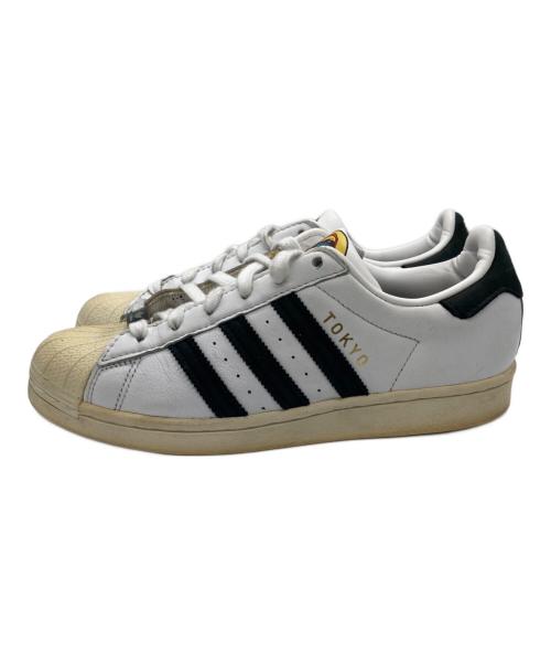 adidas（アディダス）adidas (アディダス) 風神雷神スーパースター / ローカットスニーカー ホワイト サイズ:24.5cmの古着・服飾アイテム