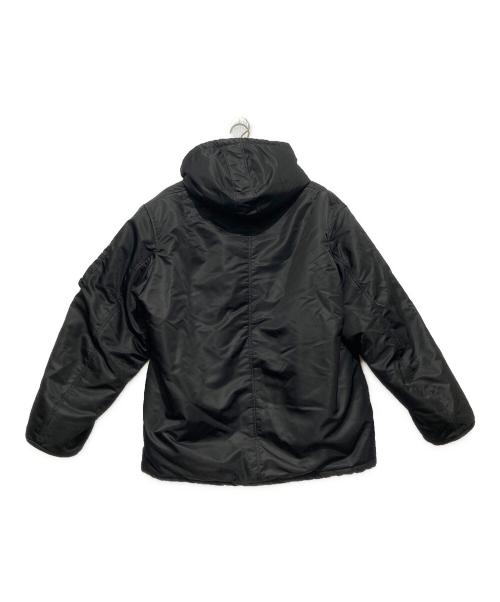 BUZZ RICKSON'S（バズリクソンズ）BUZZ RICKSON'S (バズリクソンズ) UNUSED (アンユーズド) MA-1 hooded jacket ブラック サイズ:XL 未使用品の古着・服飾アイテム