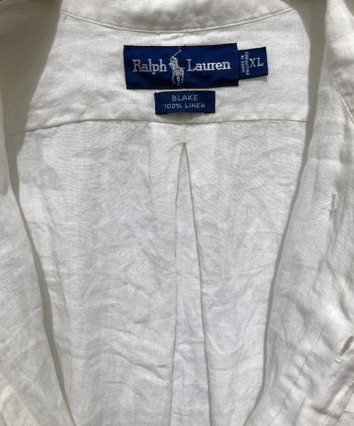 RALPH LAUREN（ラルフローレン）RALPH LAUREN (ラルフローレン) リネンシャツ ホワイト サイズ:XLの古着・服飾アイテム