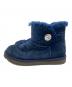 UGG (アグ) MINI BAILEY BUTTON BLING CONSTELLATION ミニ ベイリー ボタン ブリング コンステレーション ムートンブーツ ブルー サイズ:25.0cm：6000円
