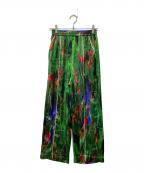 OMMOオーエムエムオー）の古着「RELAX AIRLY PANTS」｜グリーン