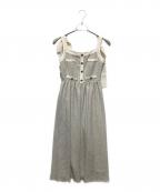 HER LIP TOハーリップトゥ）の古着「Verona Tweed Long Dress」｜グレー