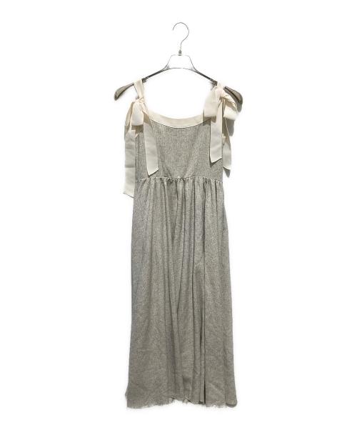 HER LIP TO（ハーリップトゥ）Her lip to (ハーリップトゥ) Verona Tweed Long Dress グレー サイズ:Ｓの古着・服飾アイテム