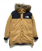 THE NORTH FACEザ ノース フェイス）の古着「MOUNTAIN DOWN COAT」｜ブラウン